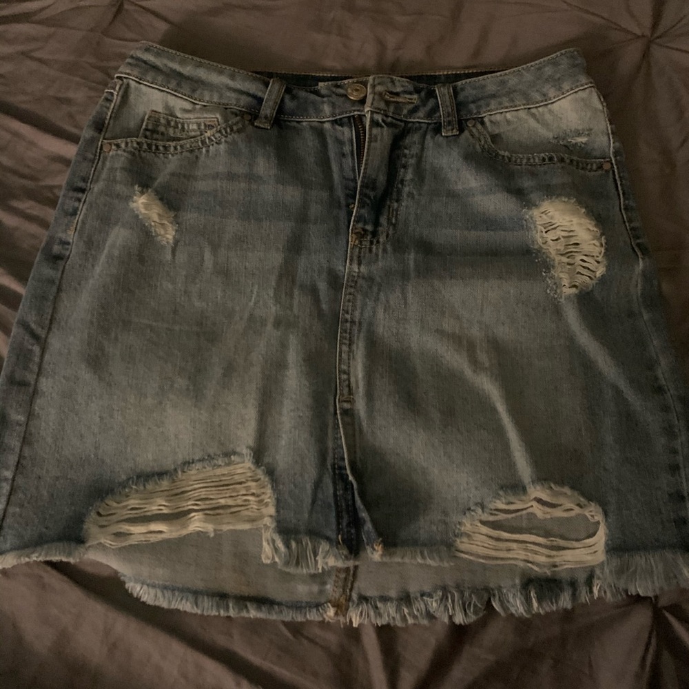 rewash Jean skirt